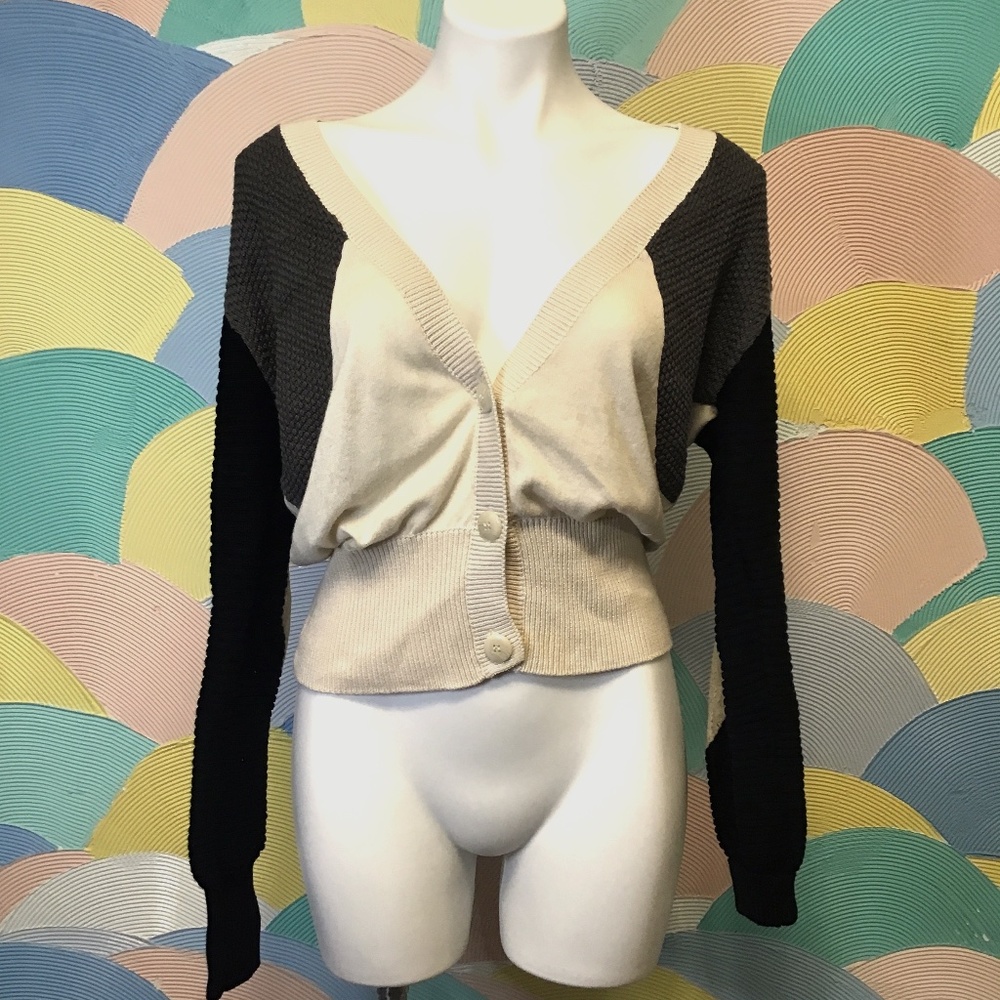 SOC black and grey cardigan Sz S